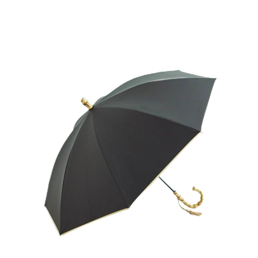 Amazon.co.jp: [ロペ] バンブーハンドルバイカラーパラソル（長